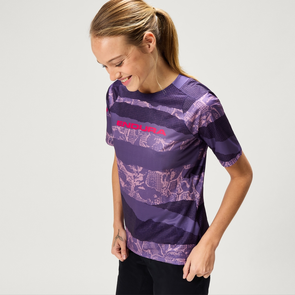 Women's PATCHWORK LTD Printed S/S Tee - Bramble