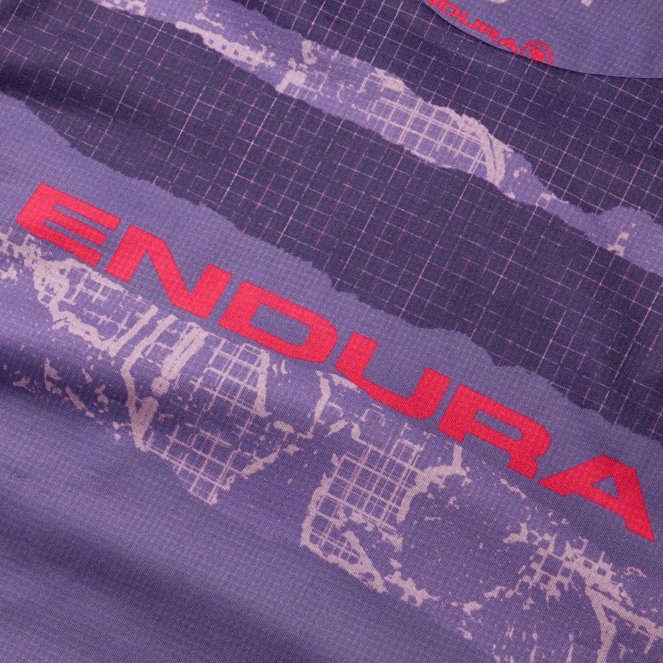 Women's PATCHWORK LTD Printed S/S Tee - Bramble