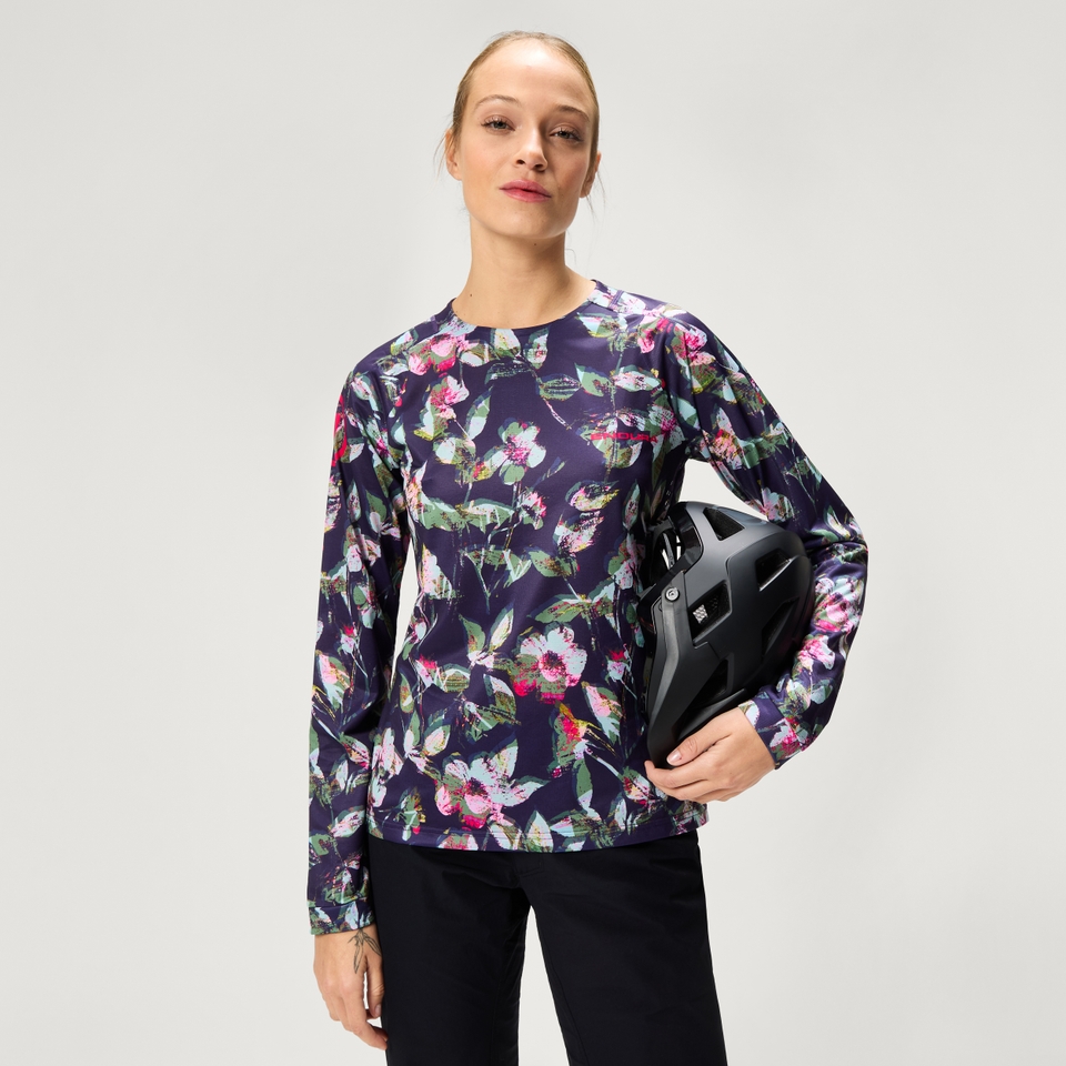 Women's Ltd Floral L/S Tee - Bramble