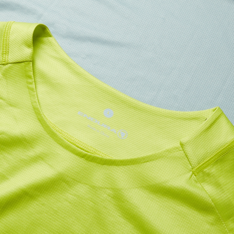 Men's CORE Printed L/S Tee - Lime Green