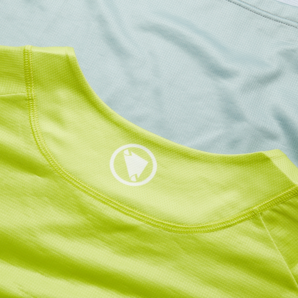 Men's CORE Printed L/S Tee - Lime Green