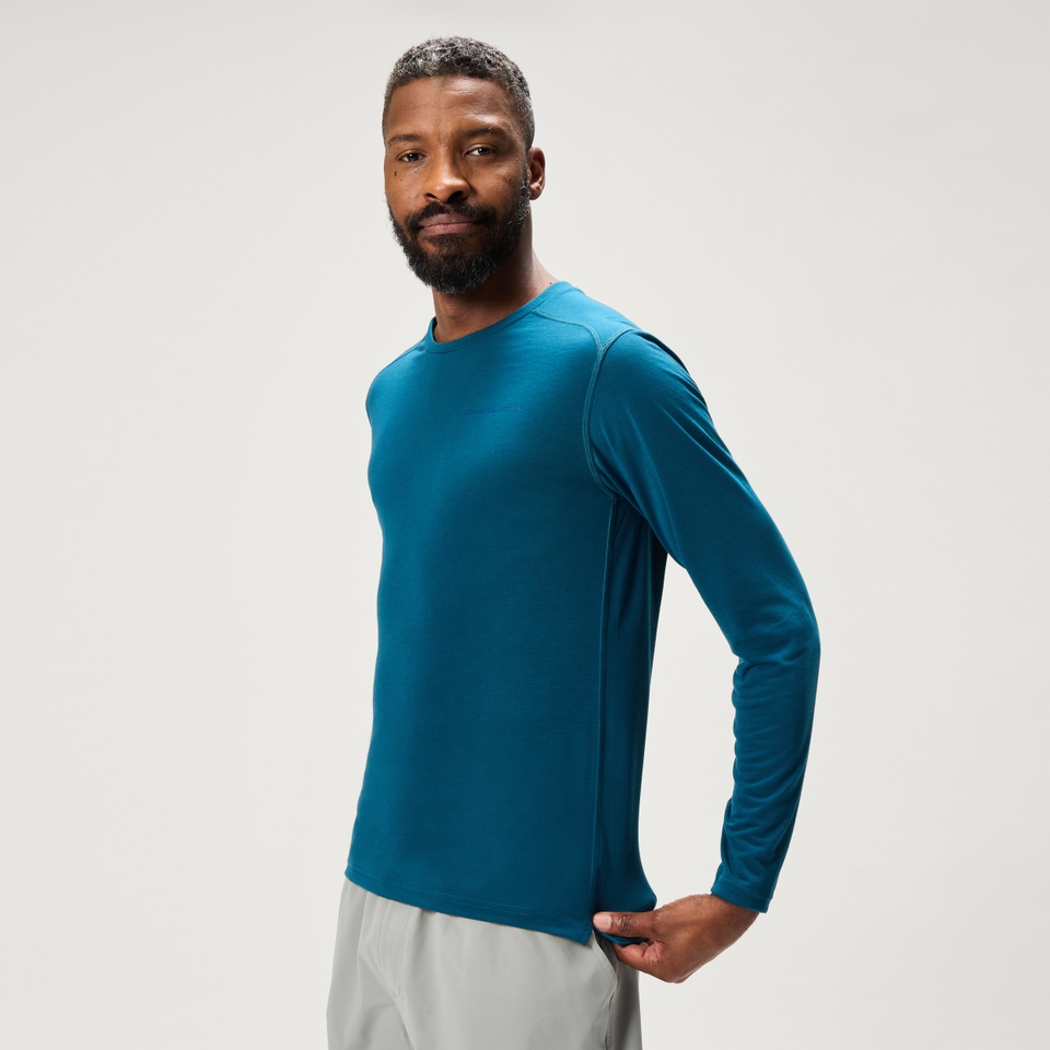 Men's Loop L/S Tech Tee - Barra Blue