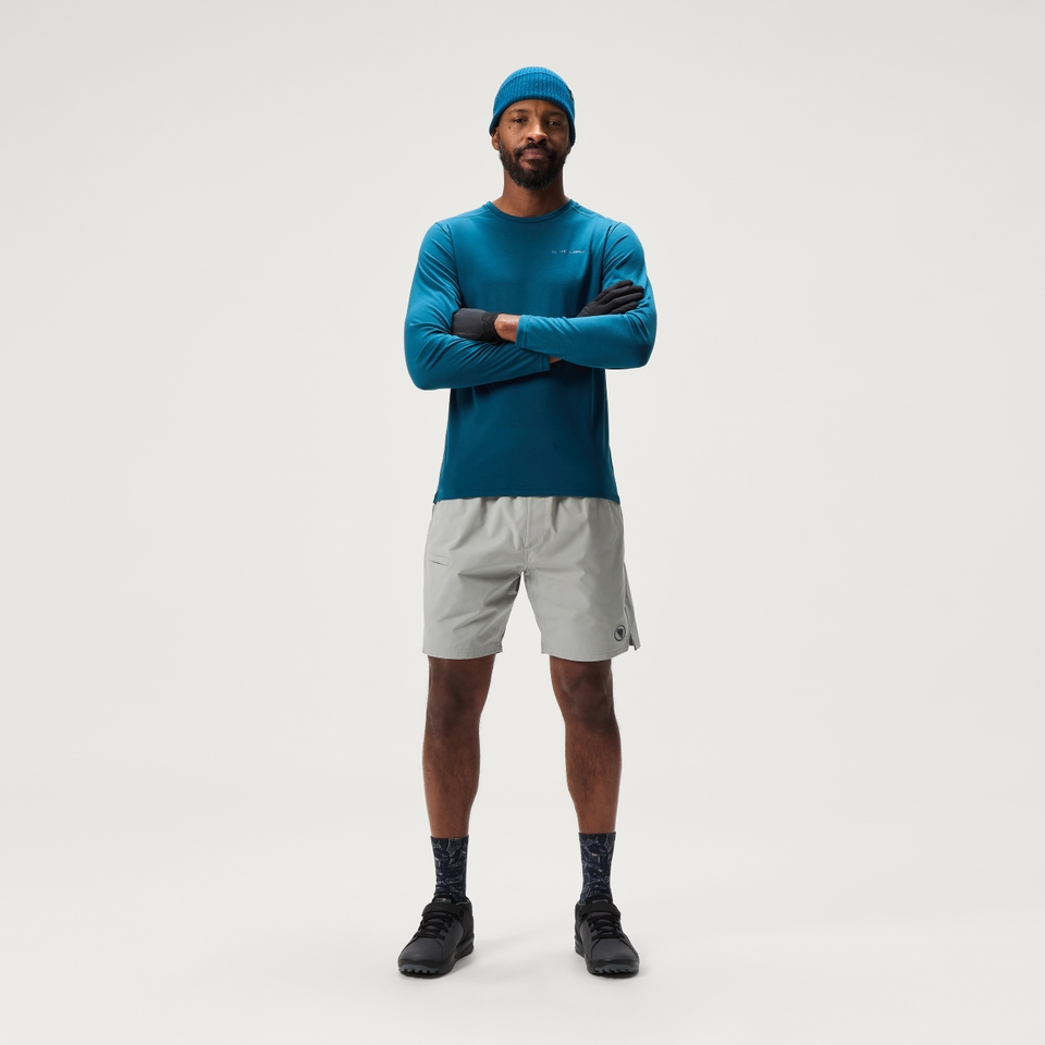 Men's Loop L/S Tech Tee - Barra Blue
