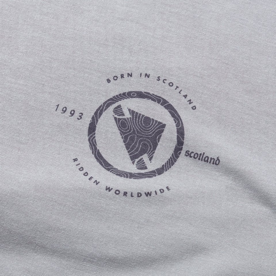 LOOP kurzärmeliges Tech T-Shirt für Herren - Grau