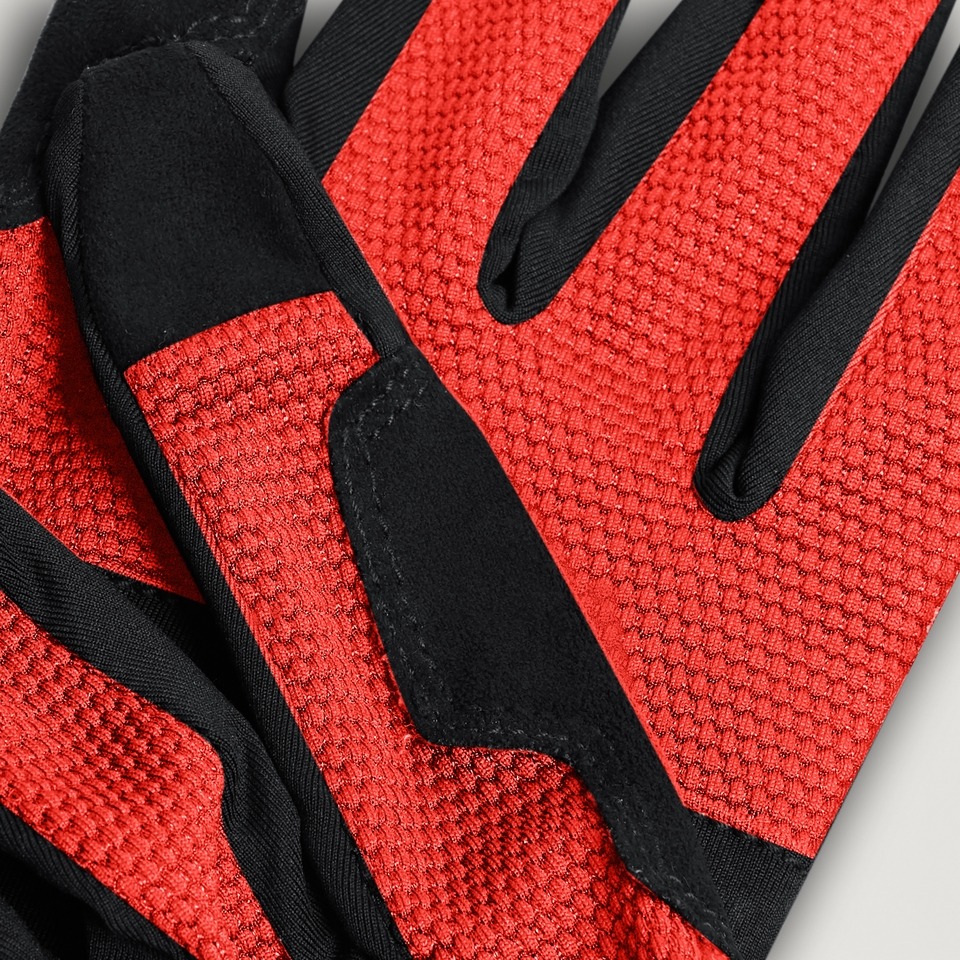 Loop Full Finger Gloves - Flame Red