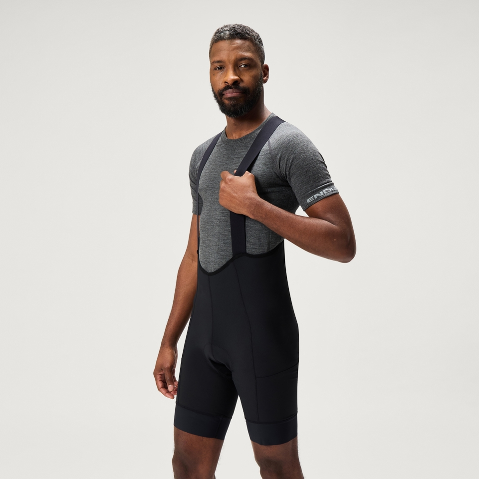 ENDURA LOOP BIBSHORT BK