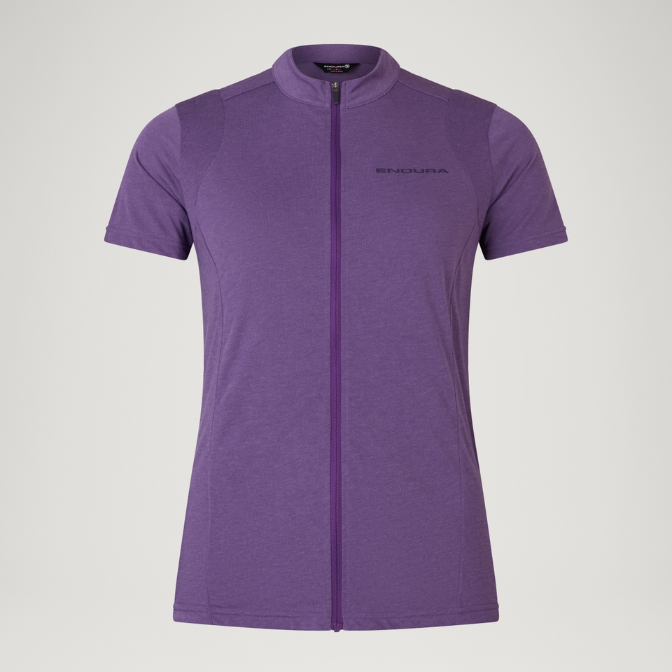 Women's Loop S/S Zipped Jersey - Heather