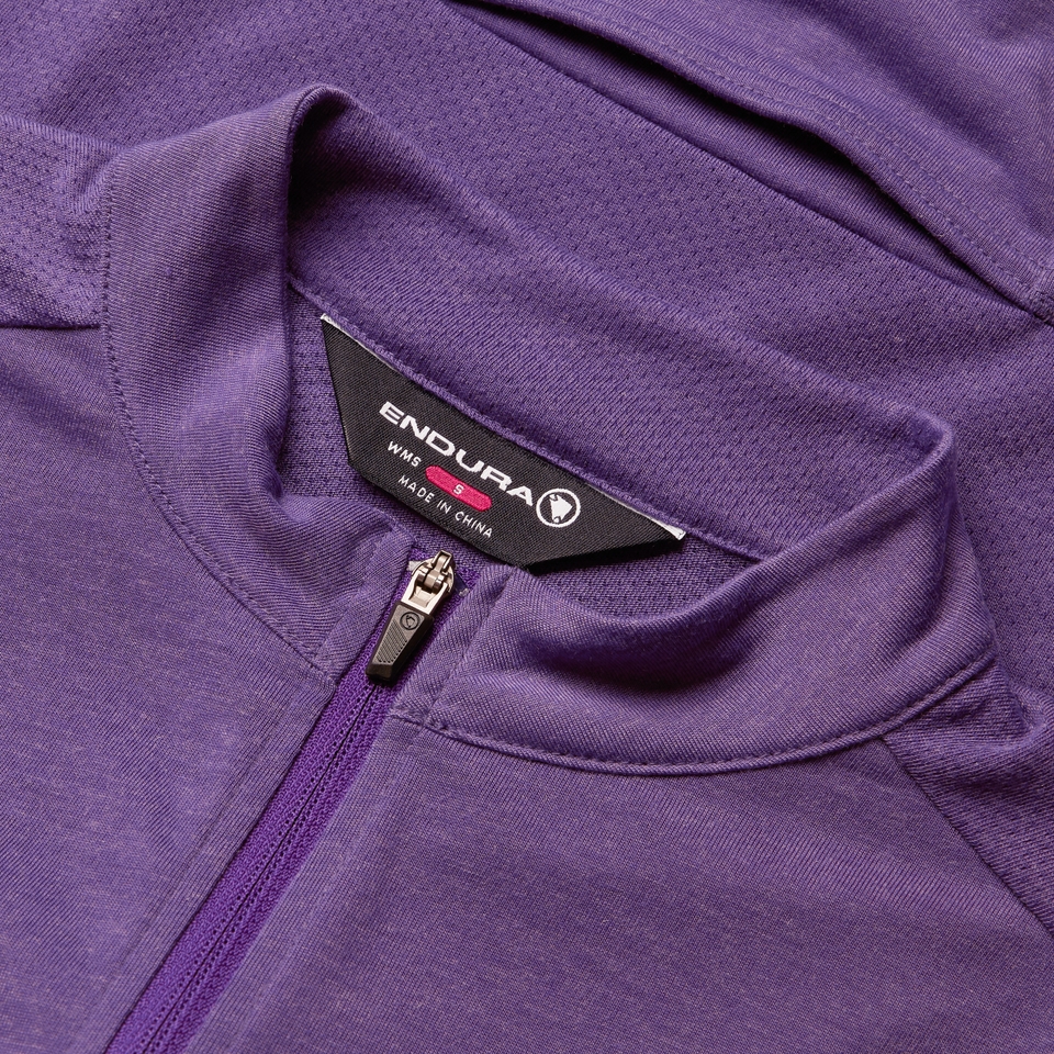 Women's Loop S/S Zipped Jersey - Heather