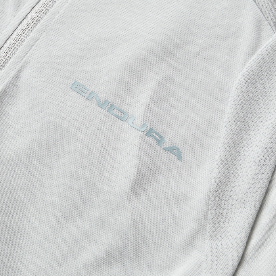 Women's Loop S/S Zipped Jersey  - Mains Grey