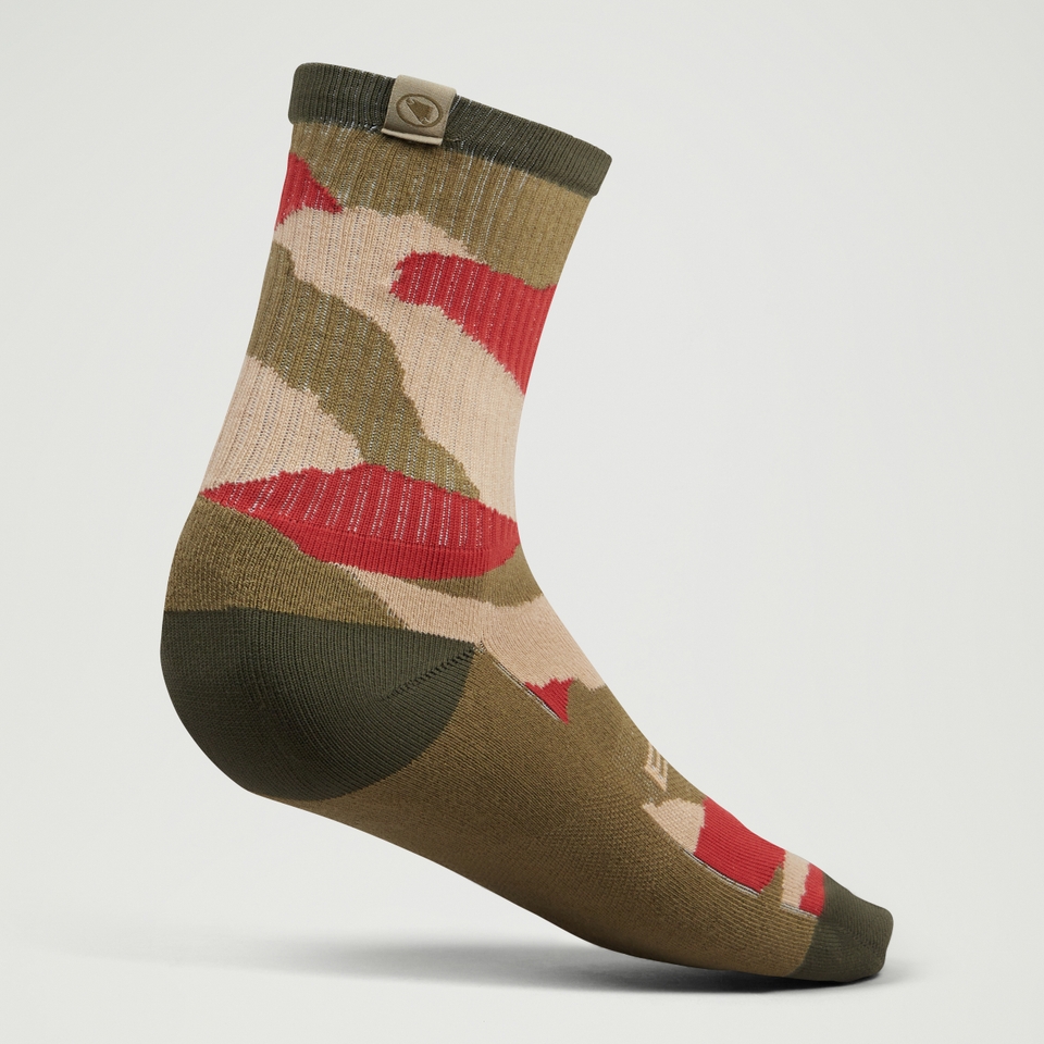 Unisex Peak Socks - Tweed Green