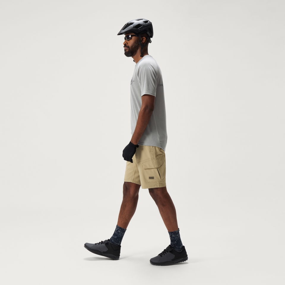 Men's Loop Cargo Short with Liner - Mushroom