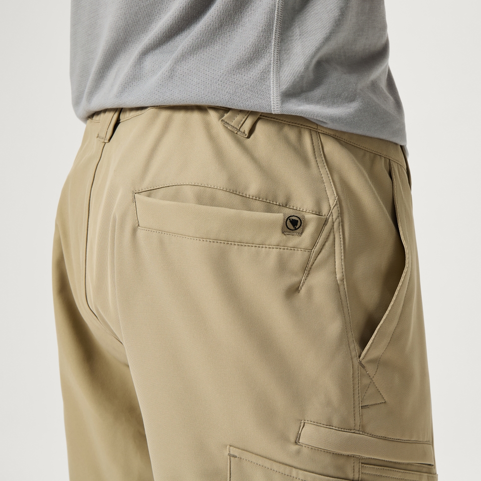 Loop Cargoshorts mit Innenhose für Herren - Natur