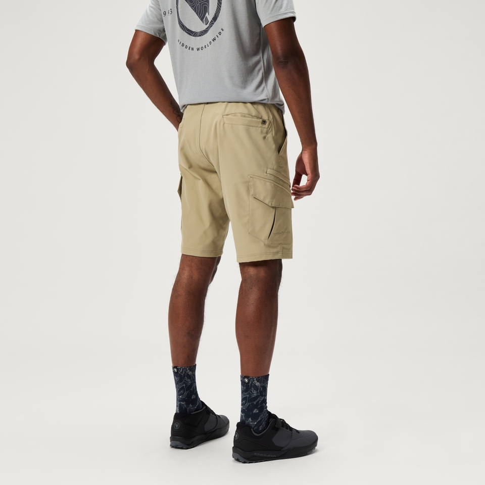 Loop Cargoshorts mit Innenhose für Herren - Natur