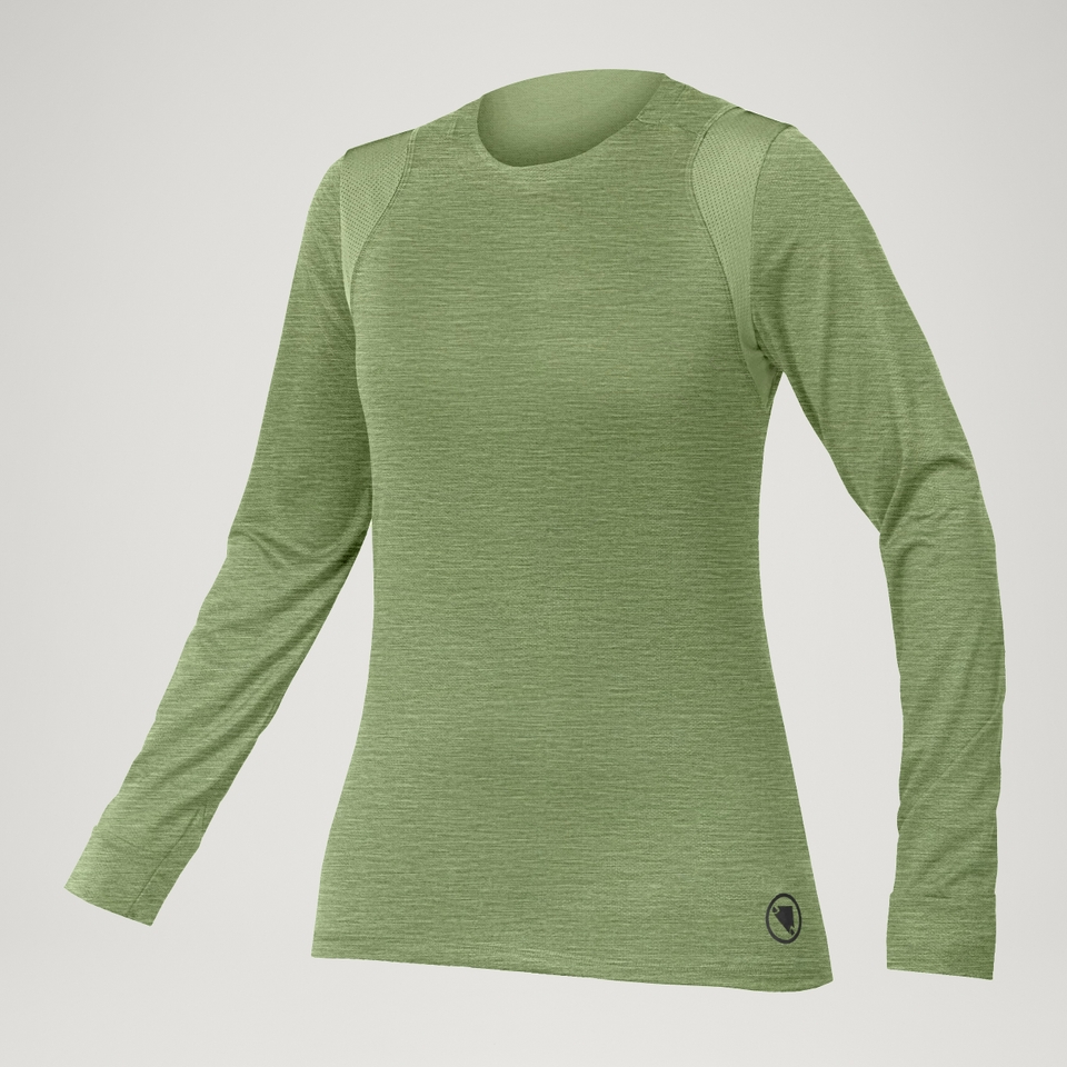Women's SingleTrack L/S Jersey - Machair Green
