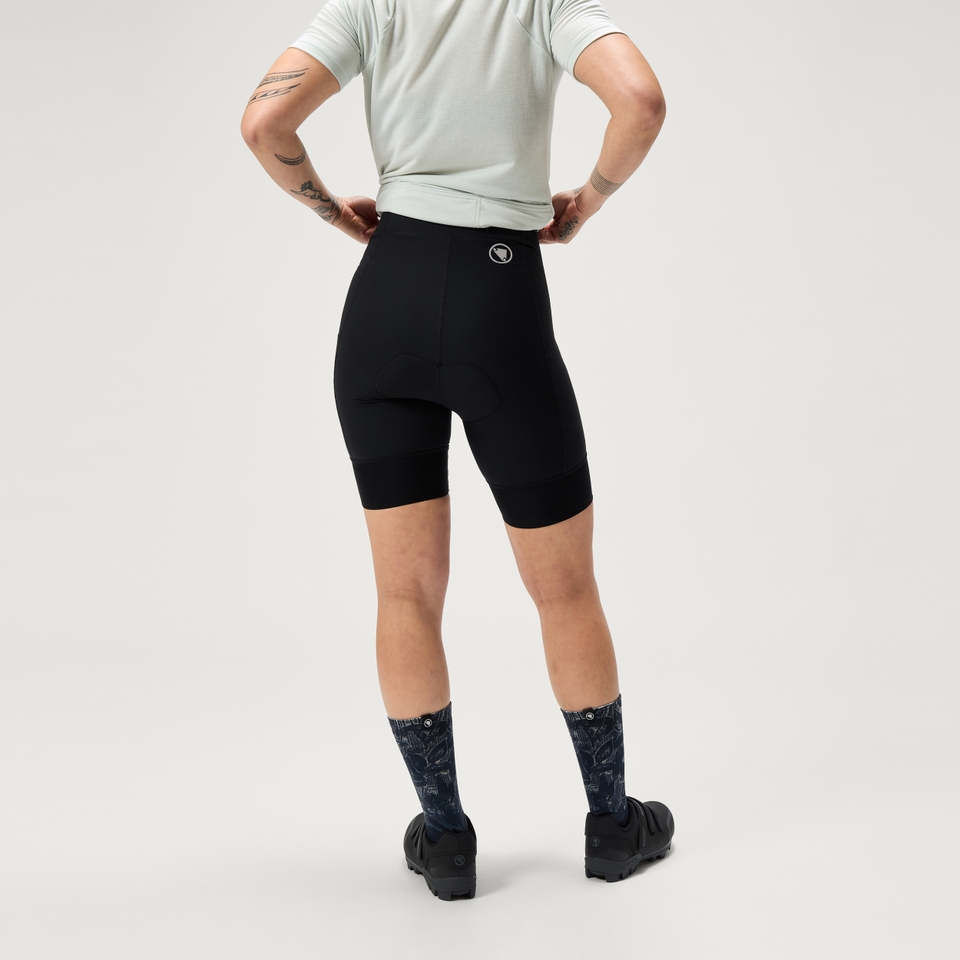 Women's Loop Waist Shorts - Black