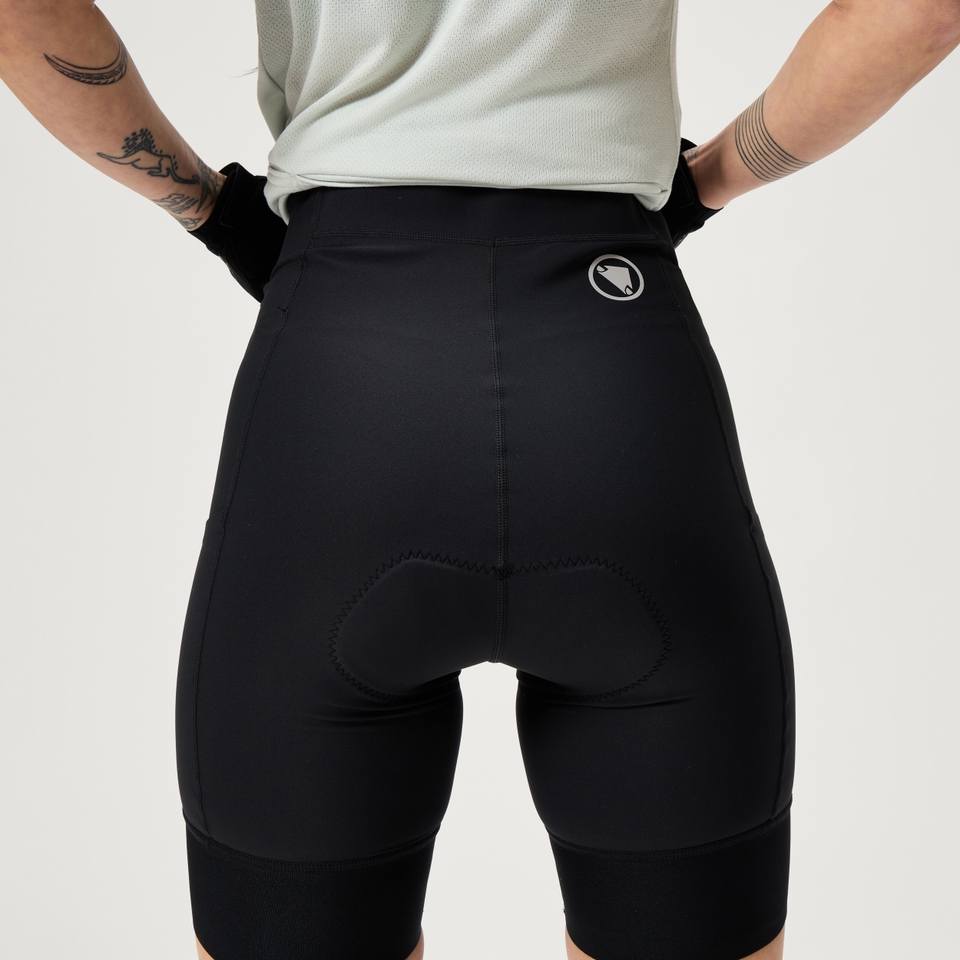 Women's Loop Waist Shorts - Black