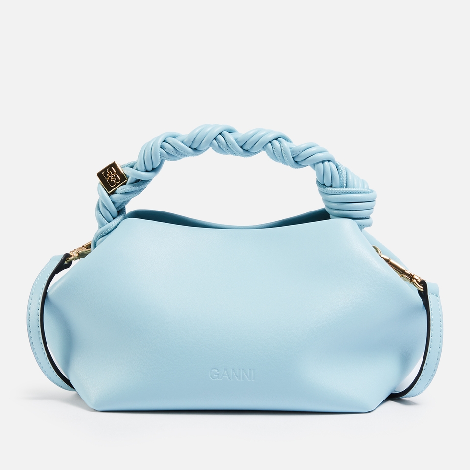 Ganni Small Bou Recycled Leather-Blend Bag