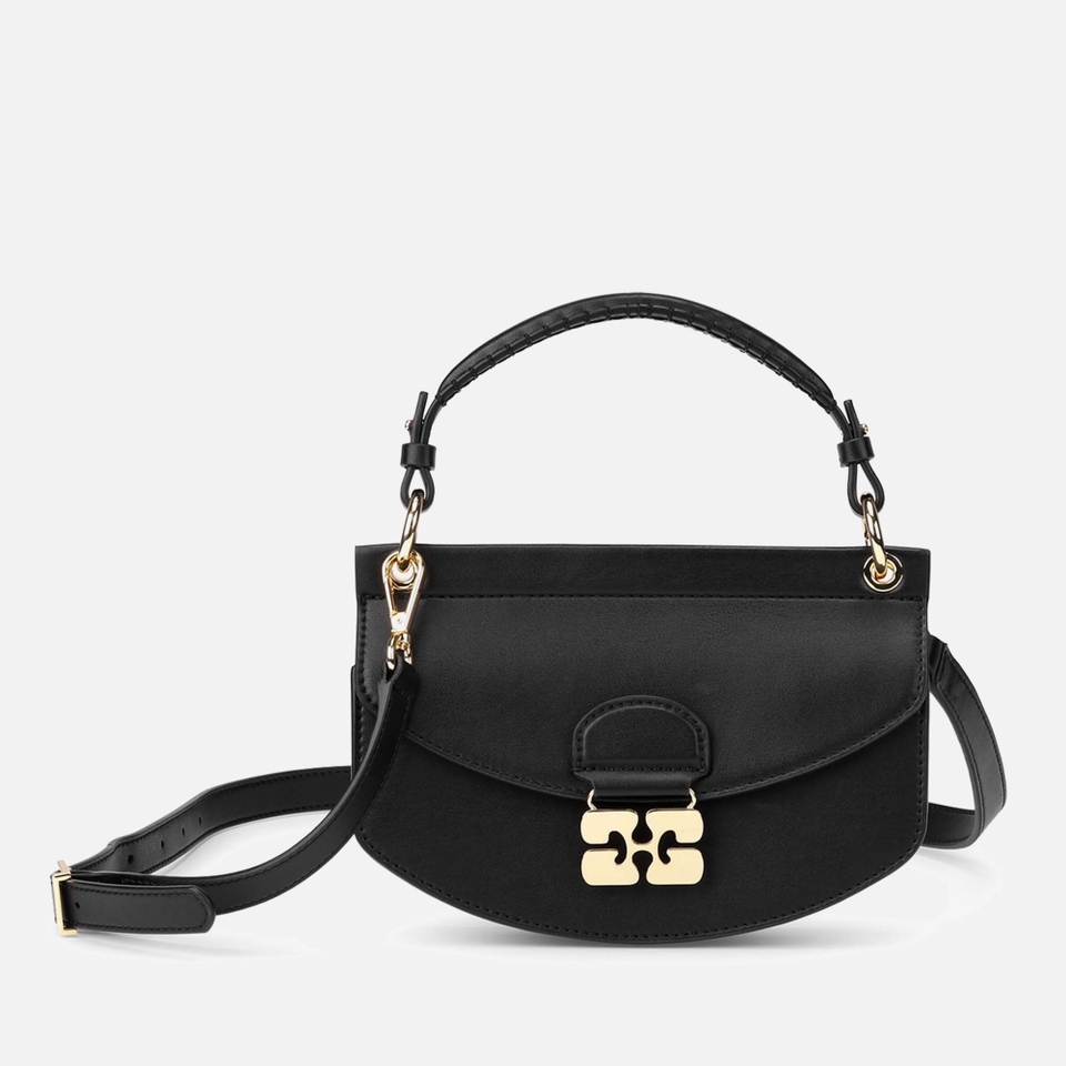 Ganni Apo-G Mini Recycled Leather-Blend Bag