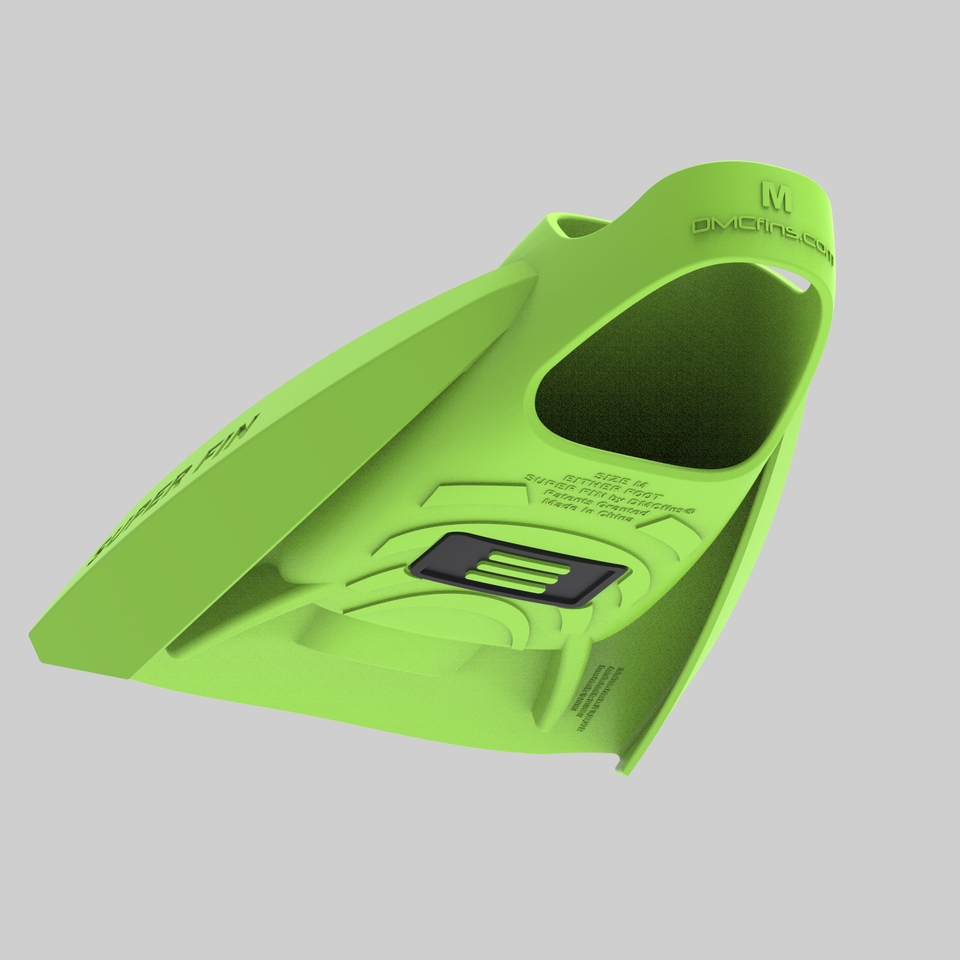 Speedo DMC Super Fin Green/Gray