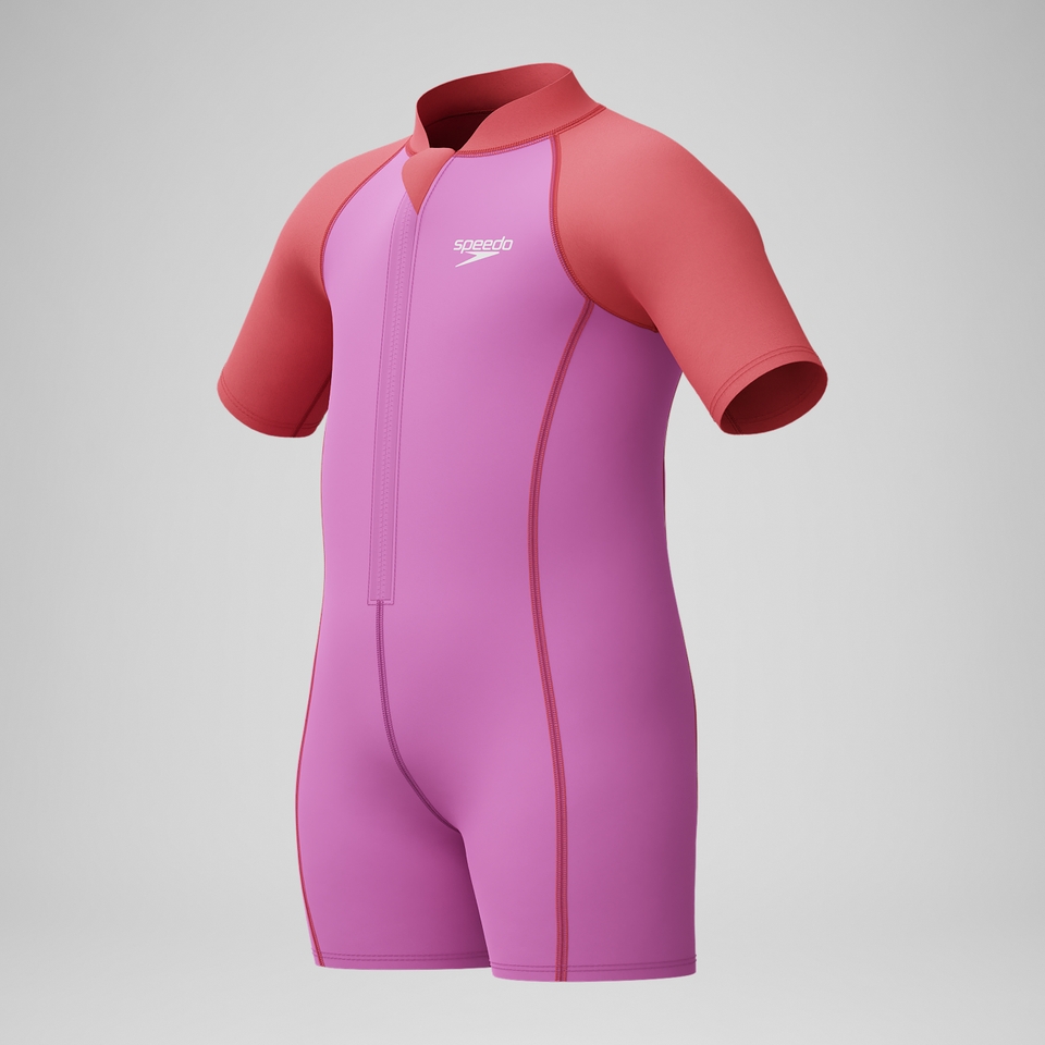 Infant Girls' Learn to Swim Neoprene Suit Swimsuit Pink