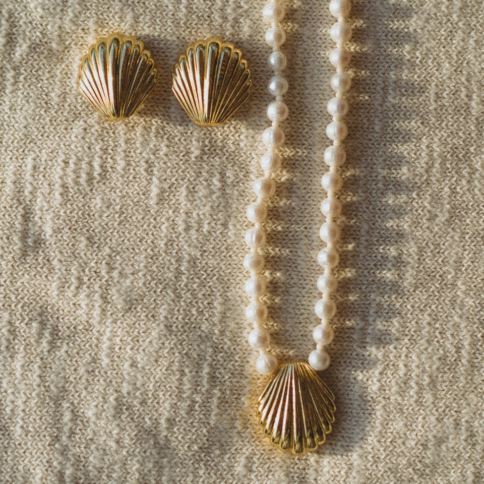 Anni Lu Ocean Treasure 18k Gold-Plated Earrings