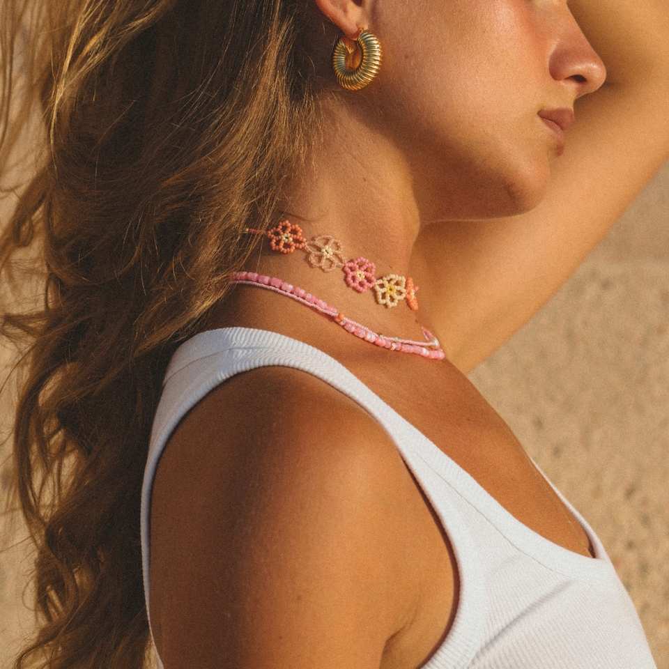 Anni Lu Oh So Fine Beaded 18k Gold-Plated Necklace