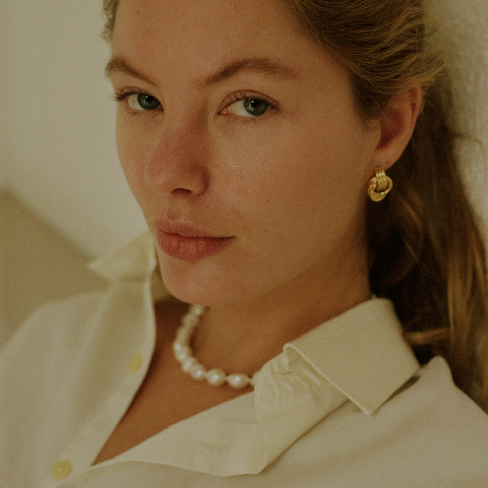 Anni Lu Triplet 18k Gold-Plated Earrings