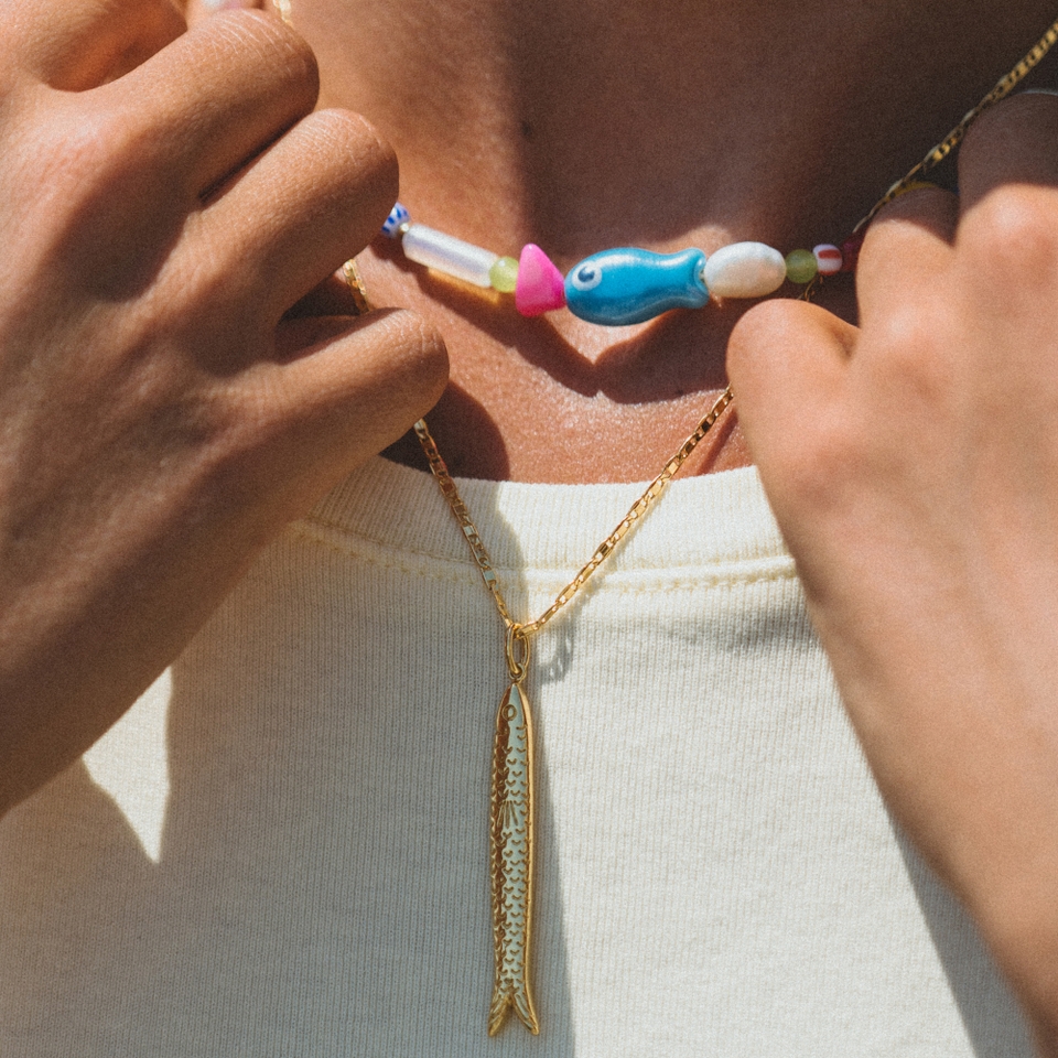 Anni Lu Happy 18k Gold-Plated Necklace