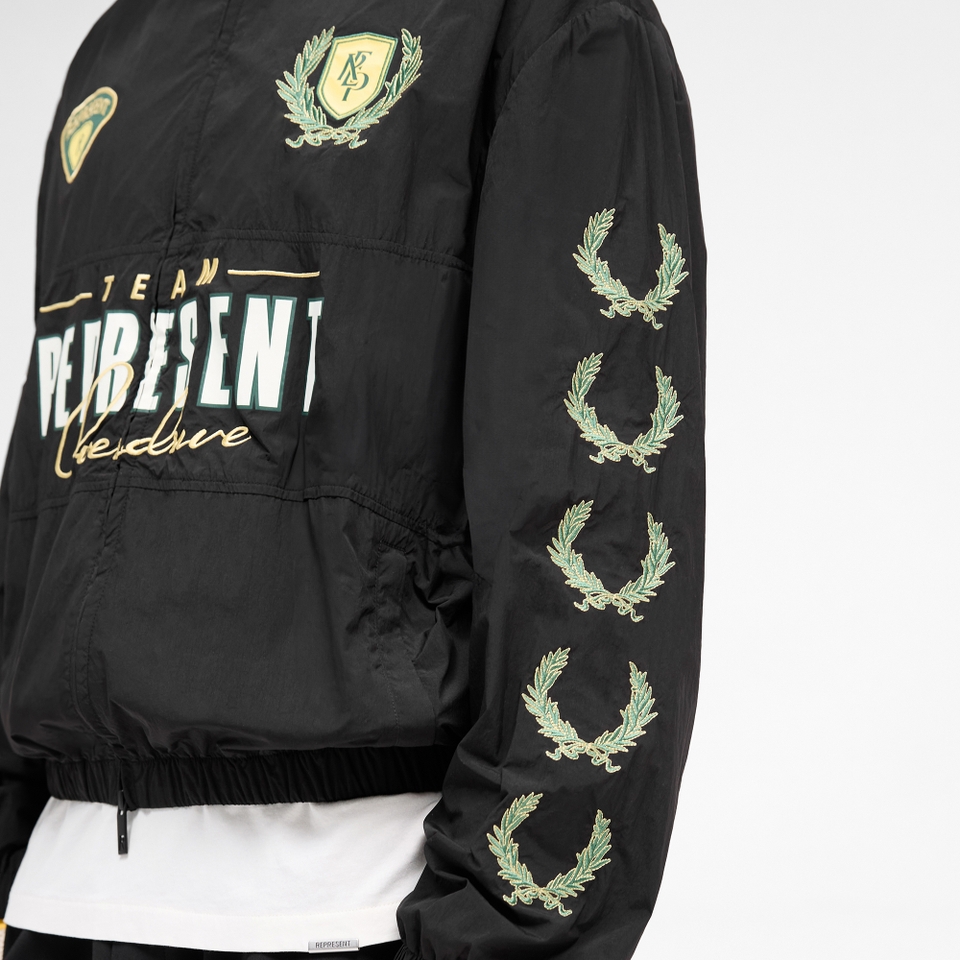 ブルゾン REPRESENT WORLD CHAMPIONSHIP TRACKSUIT JACKET IN NYLON World Championship Track Jacket - Black | REPRESENT