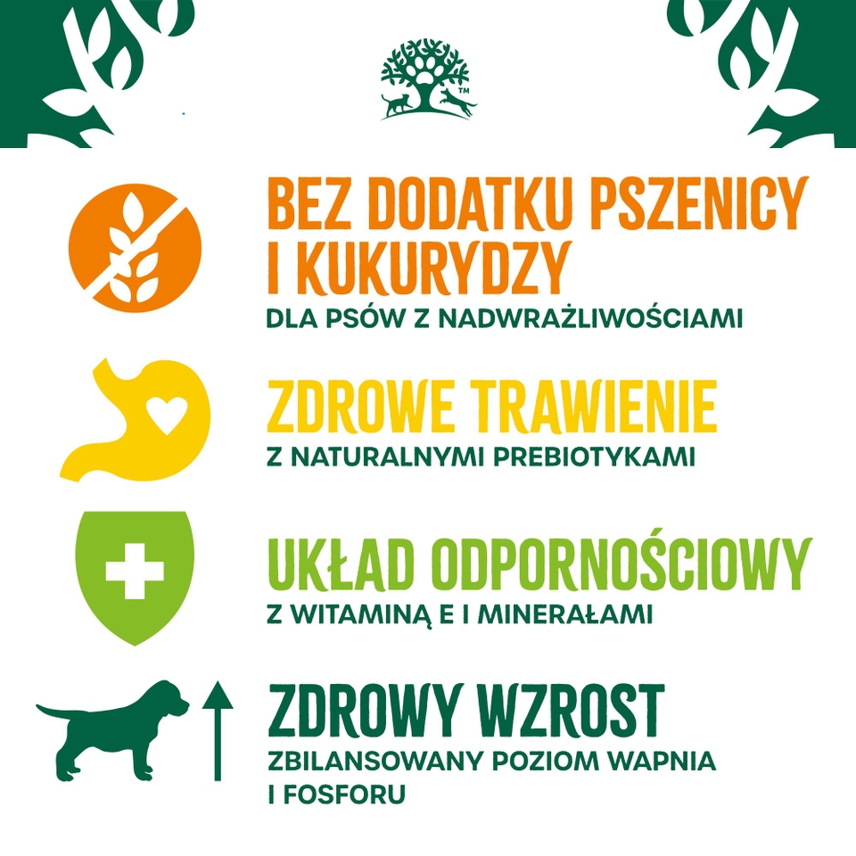 Hipoalergiczna Sucha Karma dla Szczeniąt Bogata w Indyka