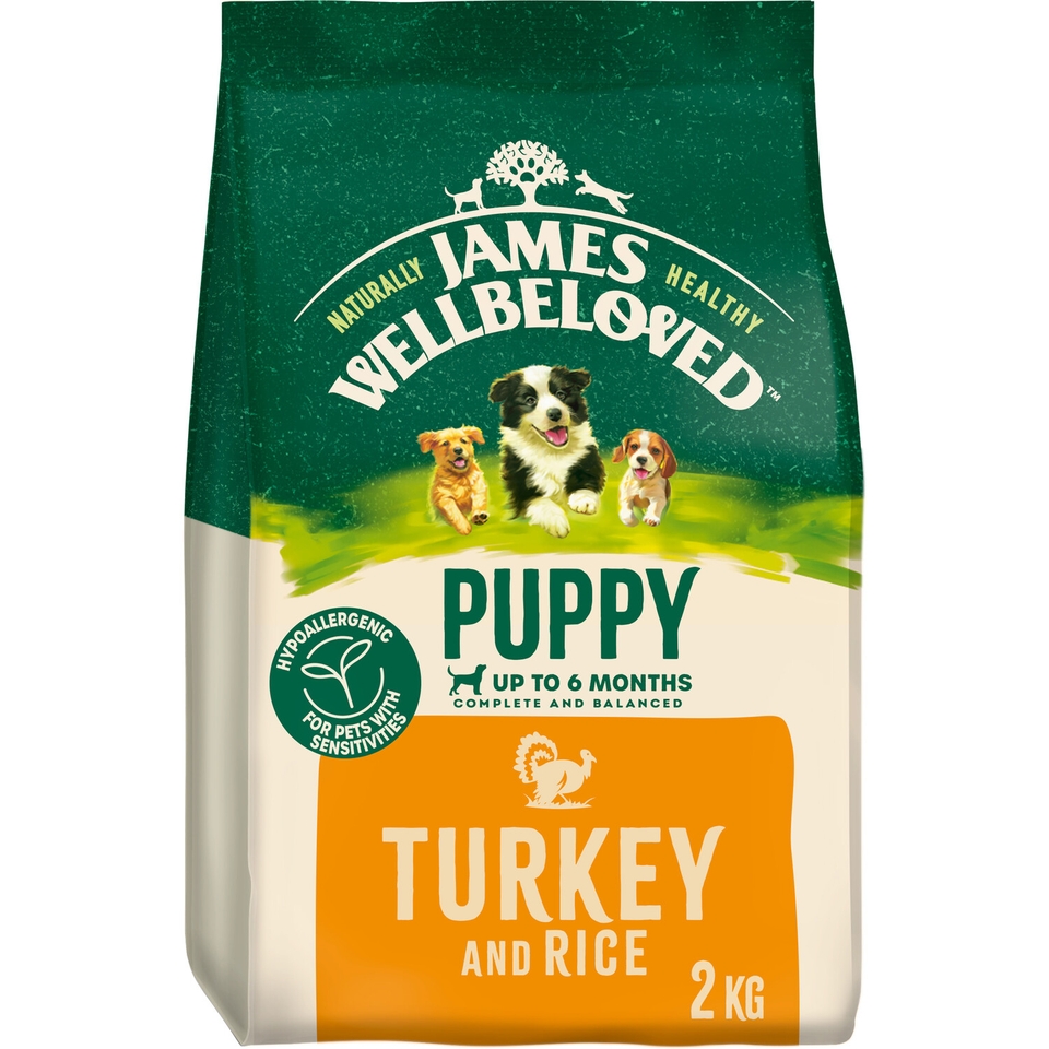 Puppy Turkey & Rice Dry Dog Food 2kg