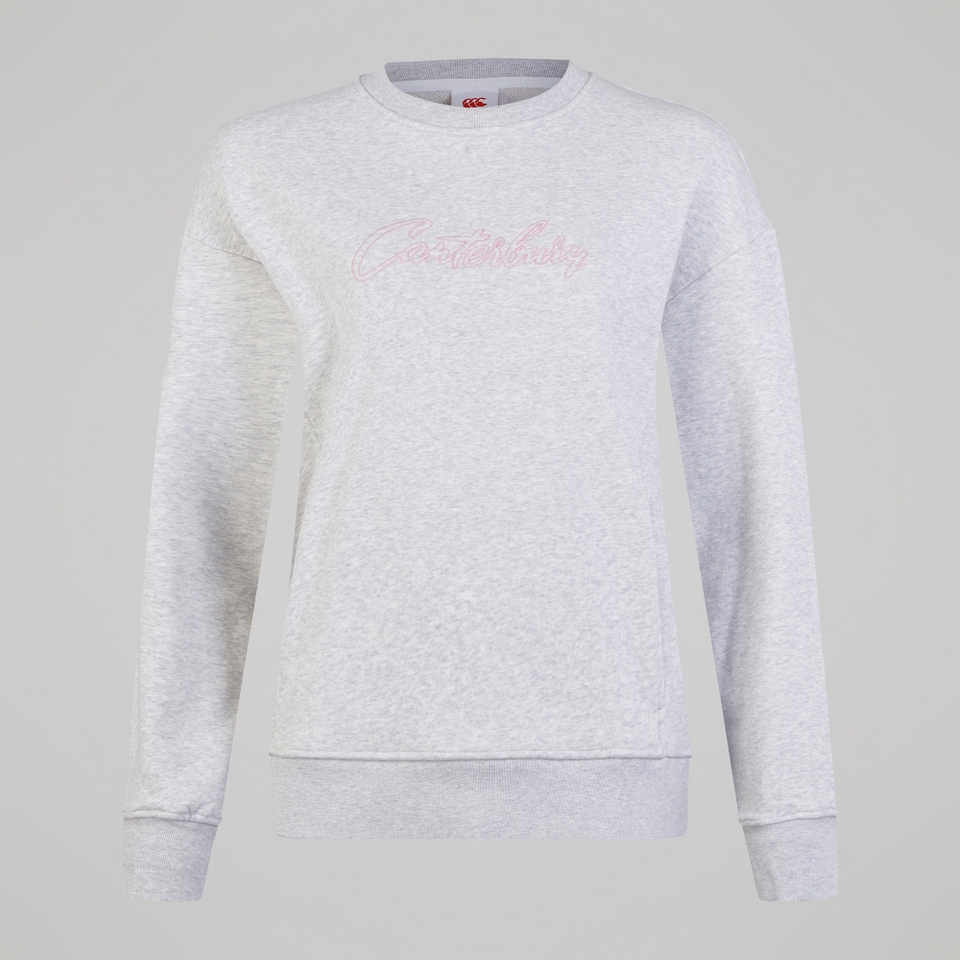 WOMENS SCENE-SET CREW GREY