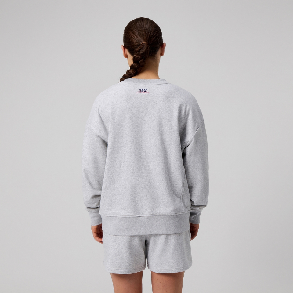 WOMENS SCENE-SET CREW GREY