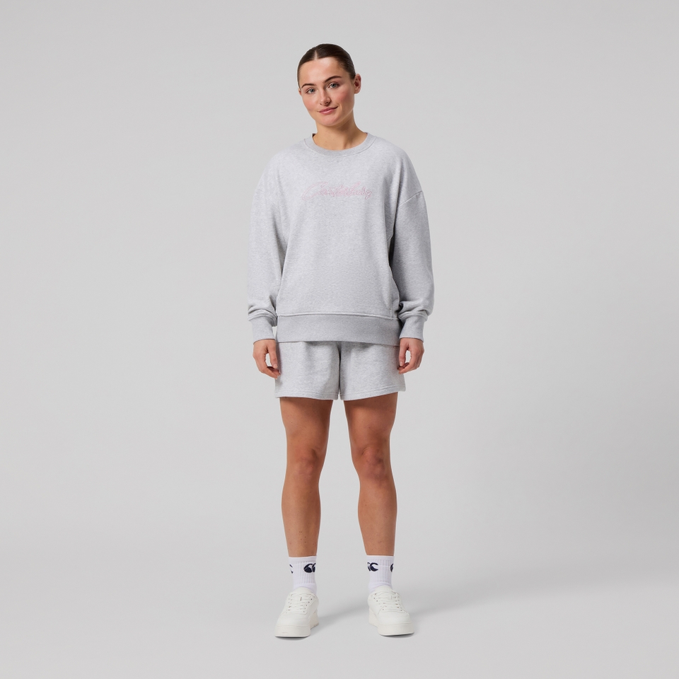 WOMENS SCENE-SET CREW GREY