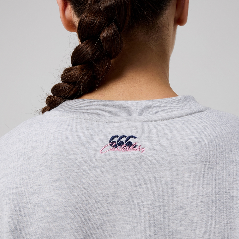 WOMENS SCENE-SET CREW GREY
