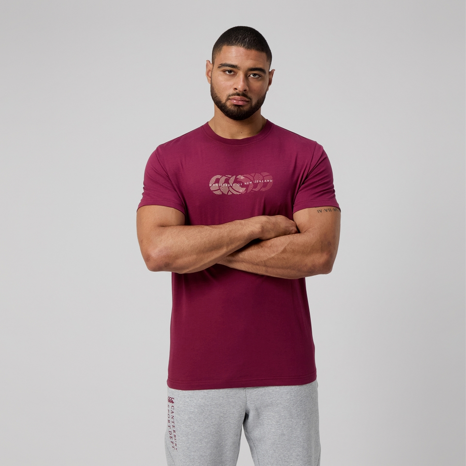 MENS FUNDAMENTAL T-SHIRT MAROON