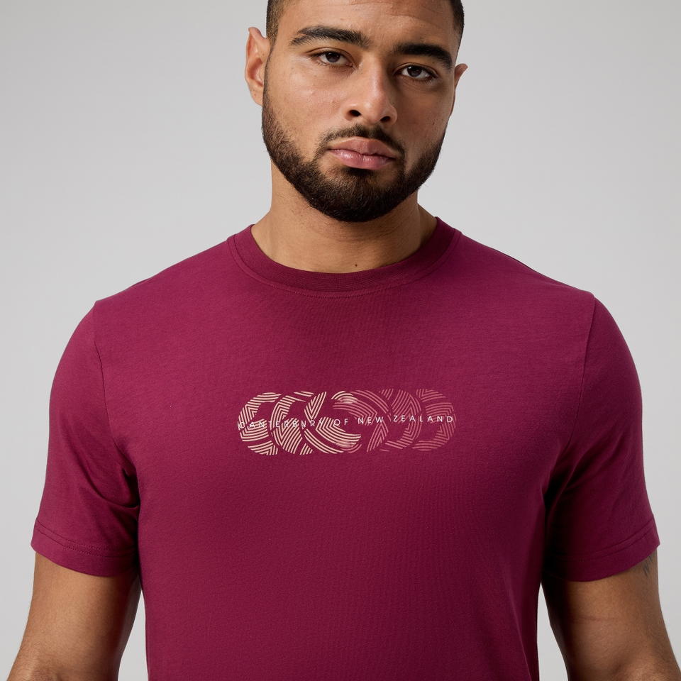 MENS FUNDAMENTAL T-SHIRT MAROON