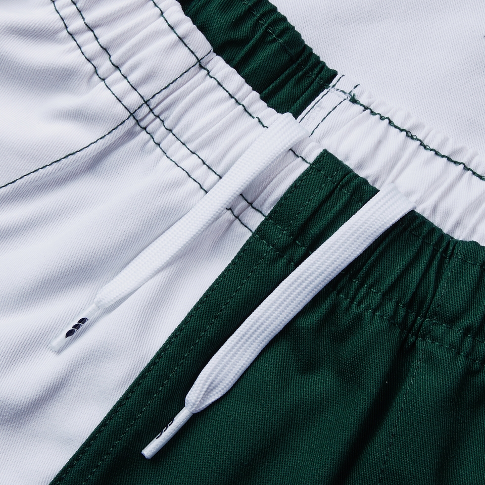 MENS FUNDAMENTAL HARLEQUIN SHORT GREEN