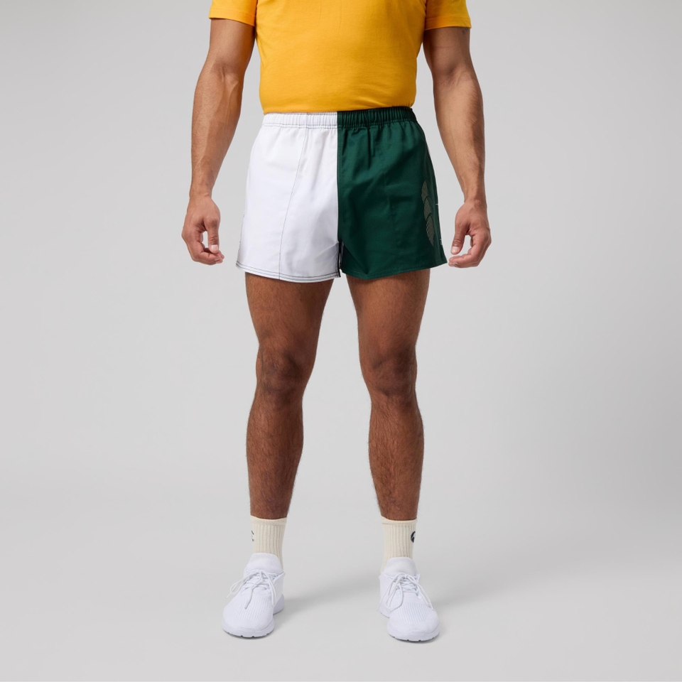 MENS FUNDAMENTAL HARLEQUIN SHORT GREEN