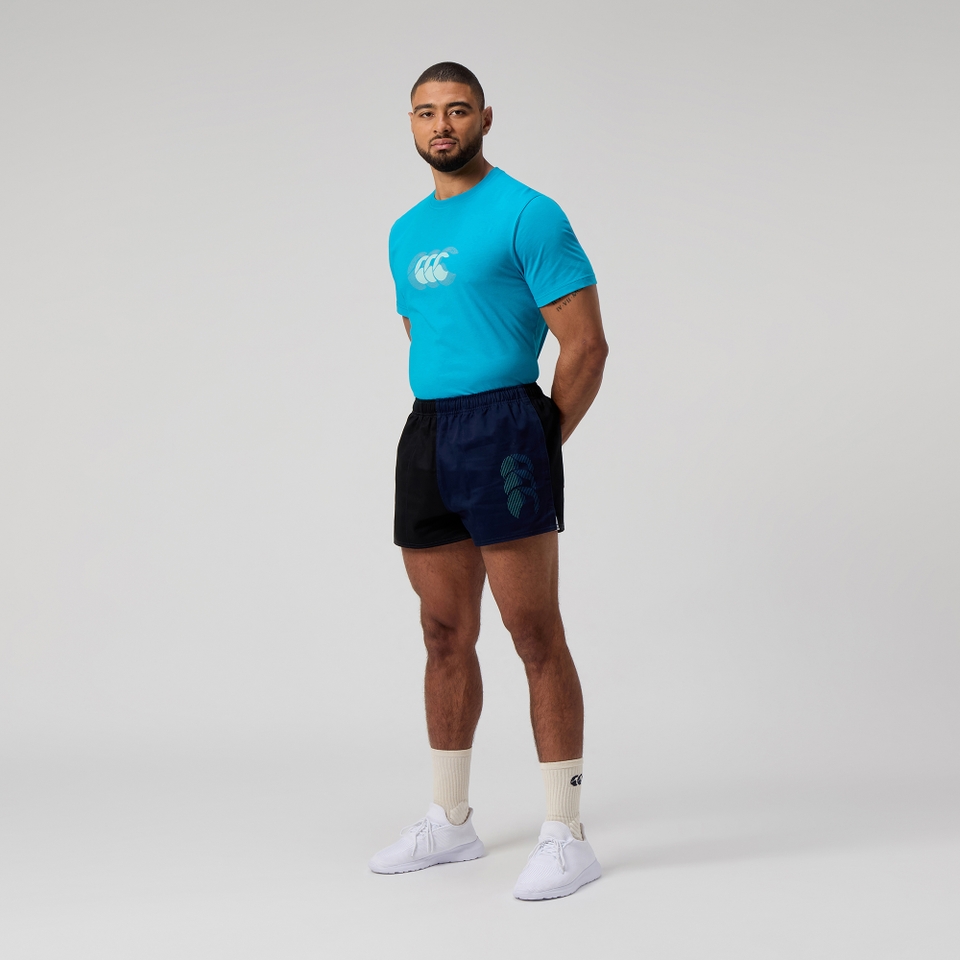 MENS FUNDAMENTAL HARLEQUIN SHORT NAVY