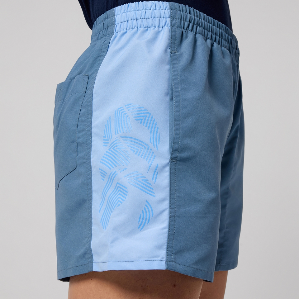 WOMENS FUNDAMENTAL PANEL TACTIC SHORT BLUE