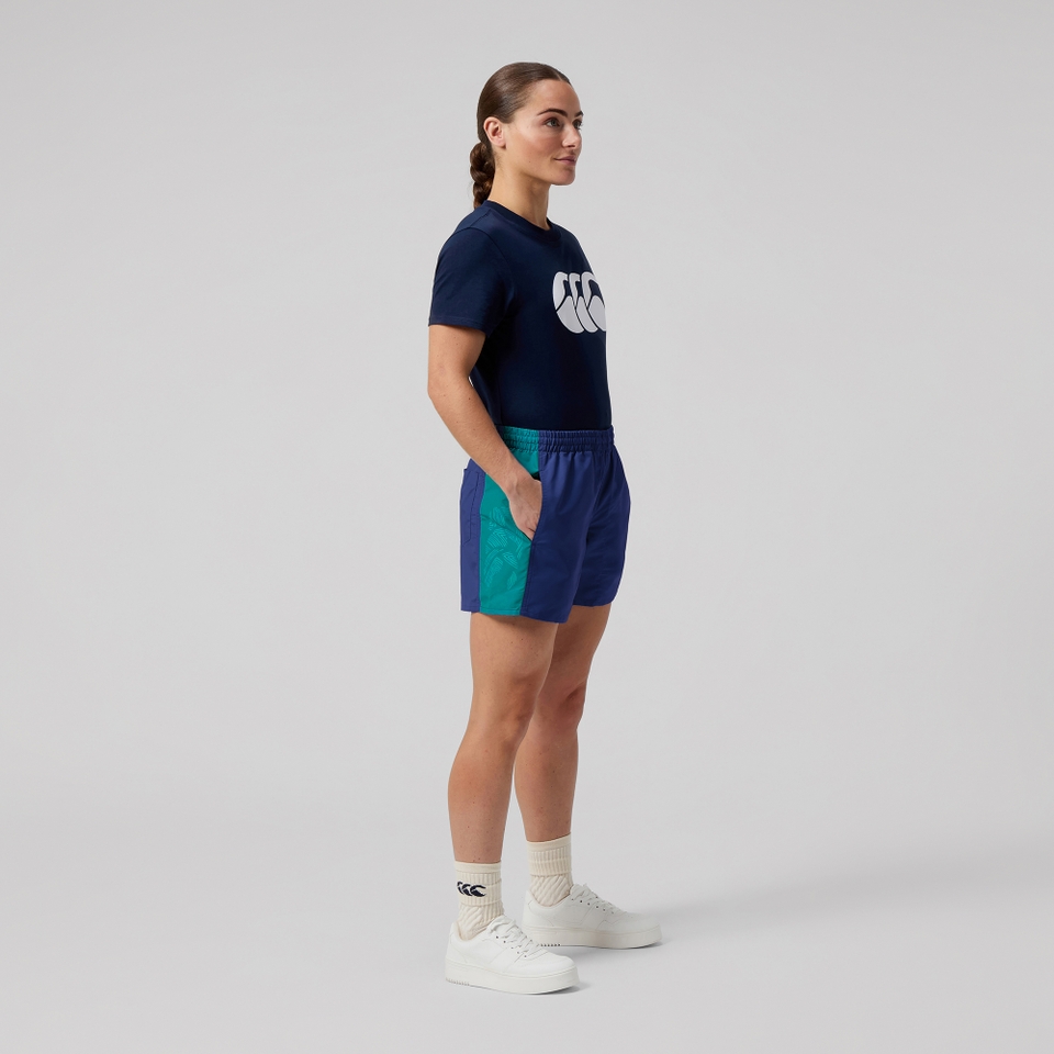 WOMENS FUNDAMENTAL PANEL TACTIC SHORT NAVY