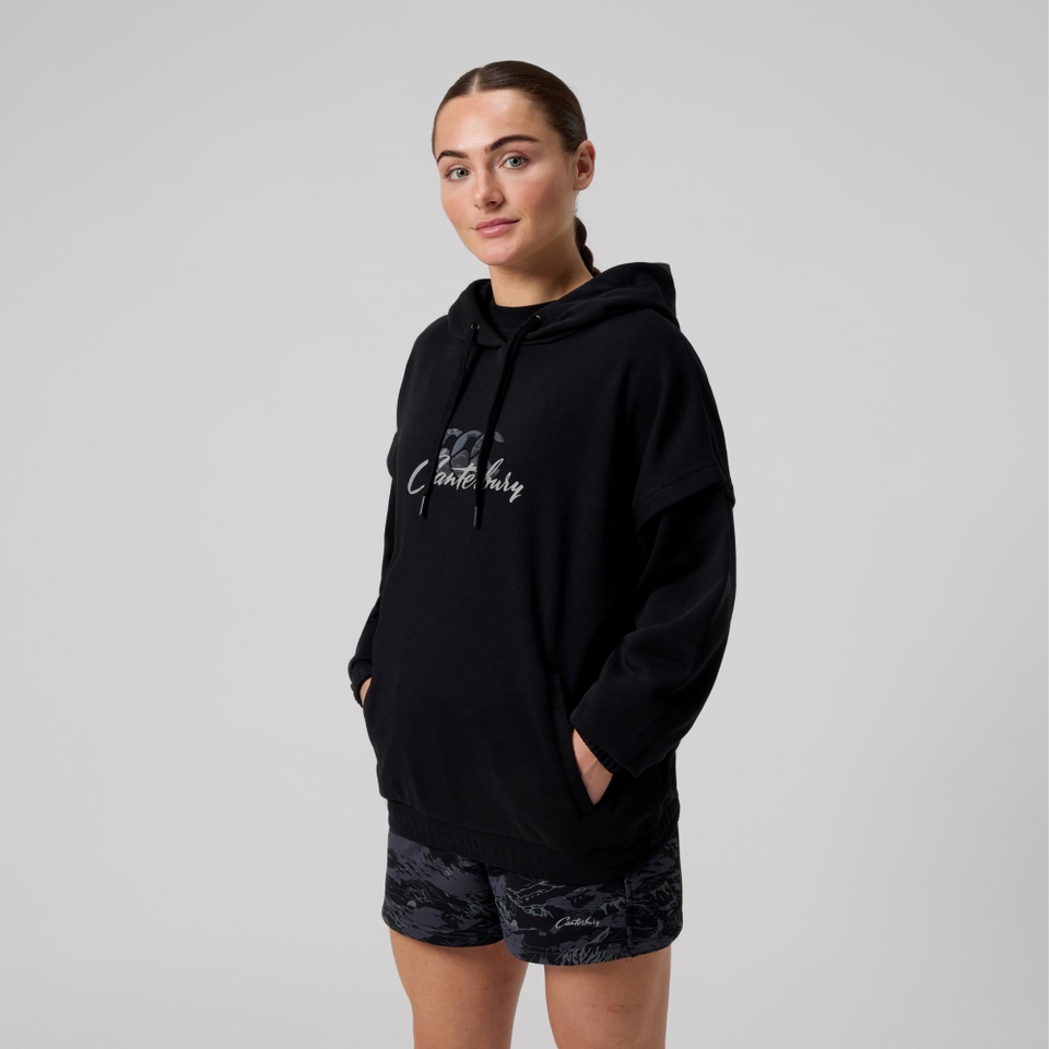 WOMENS FORCE HOODIE BLACK
