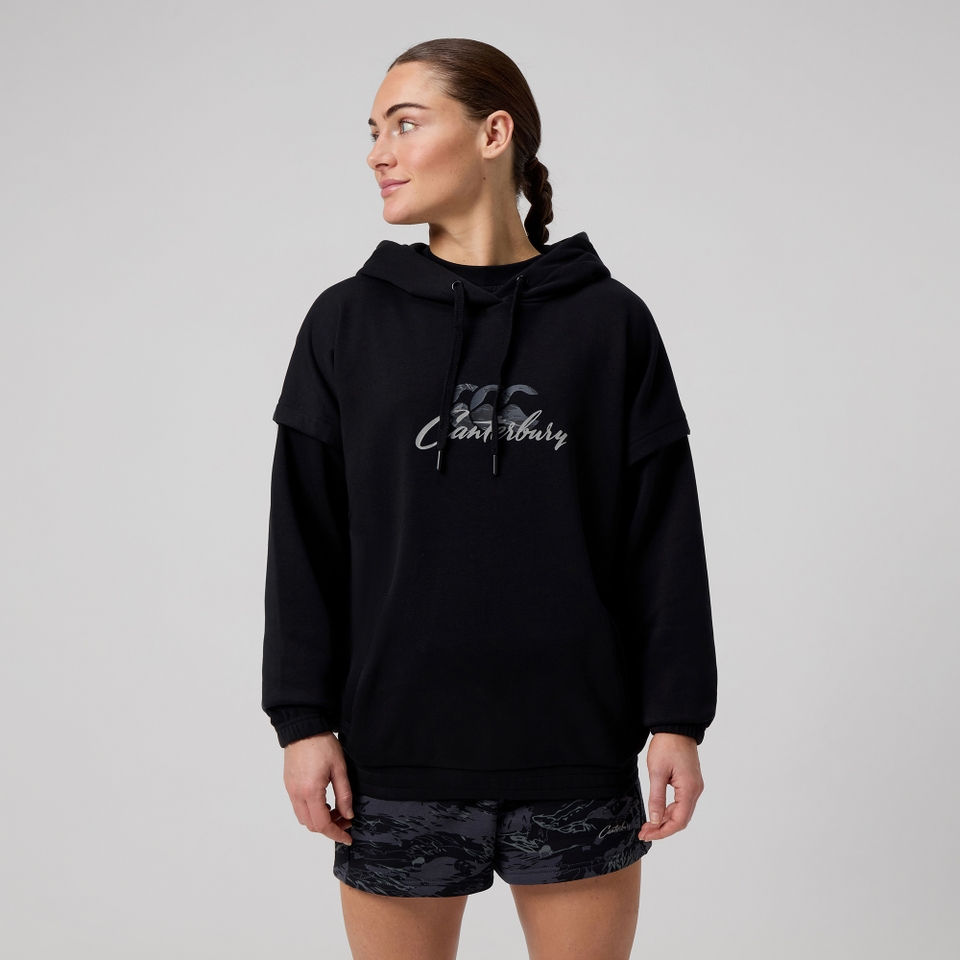 WOMENS FORCE HOODIE BLACK