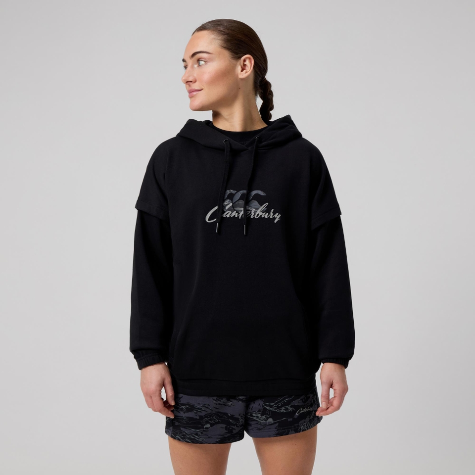 WOMENS FORCE HOODIE BLACK