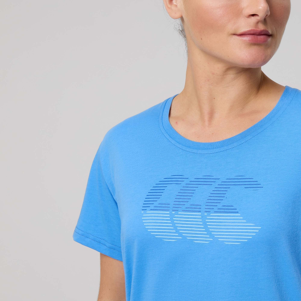 WOMENS FUNDAMENTAL T-SHIRT BLUE