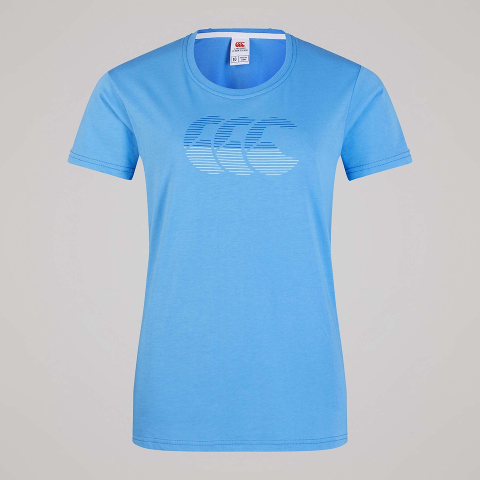 WOMENS FUNDAMENTAL T-SHIRT BLUE