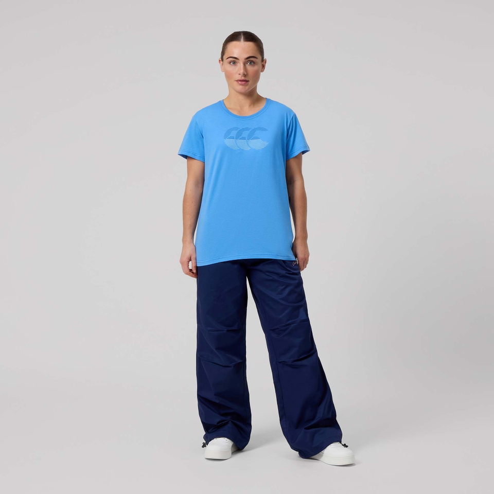 WOMENS FUNDAMENTAL T-SHIRT BLUE