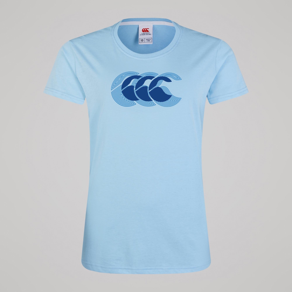 WOMENS FUNDAMENTAL T-SHIRT BLUE
