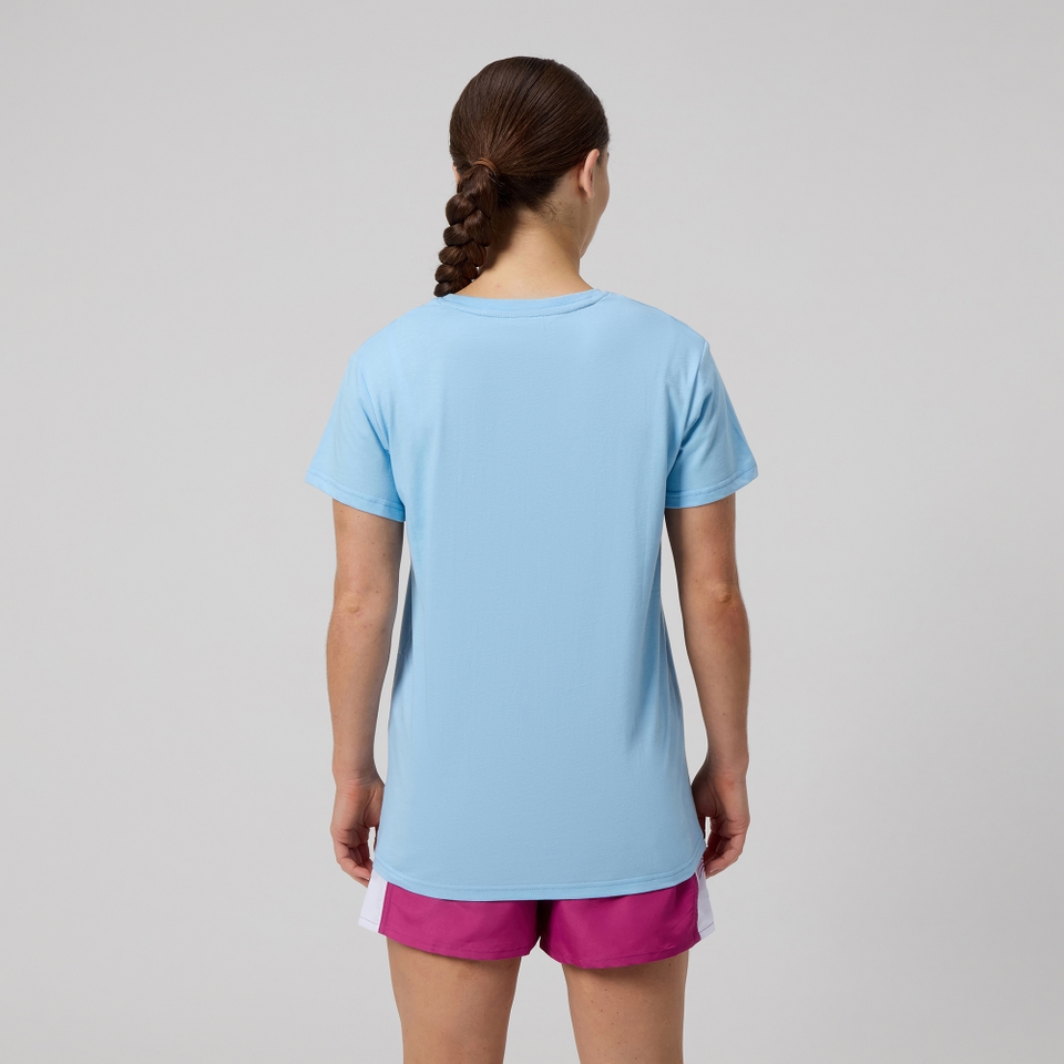 WOMENS FUNDAMENTAL T-SHIRT BLUE